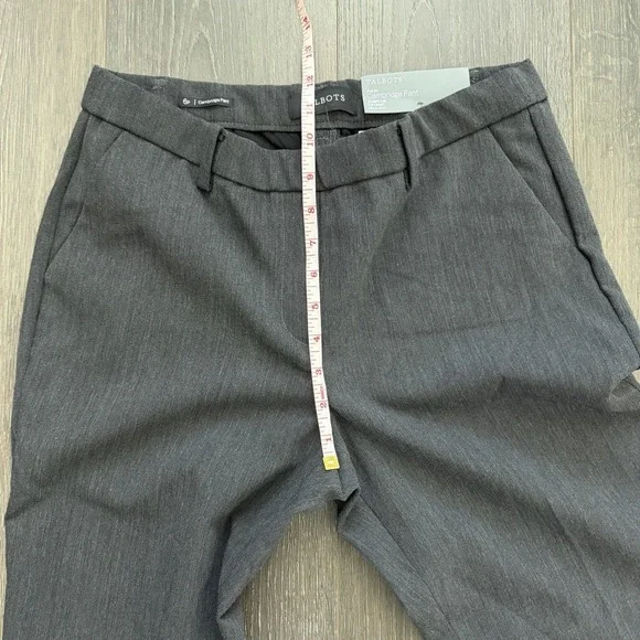 Talbots Womens Sz 6P Gray Cambridge Pants Pull On NWT Stretch Career Academia - Picture 6 of 9